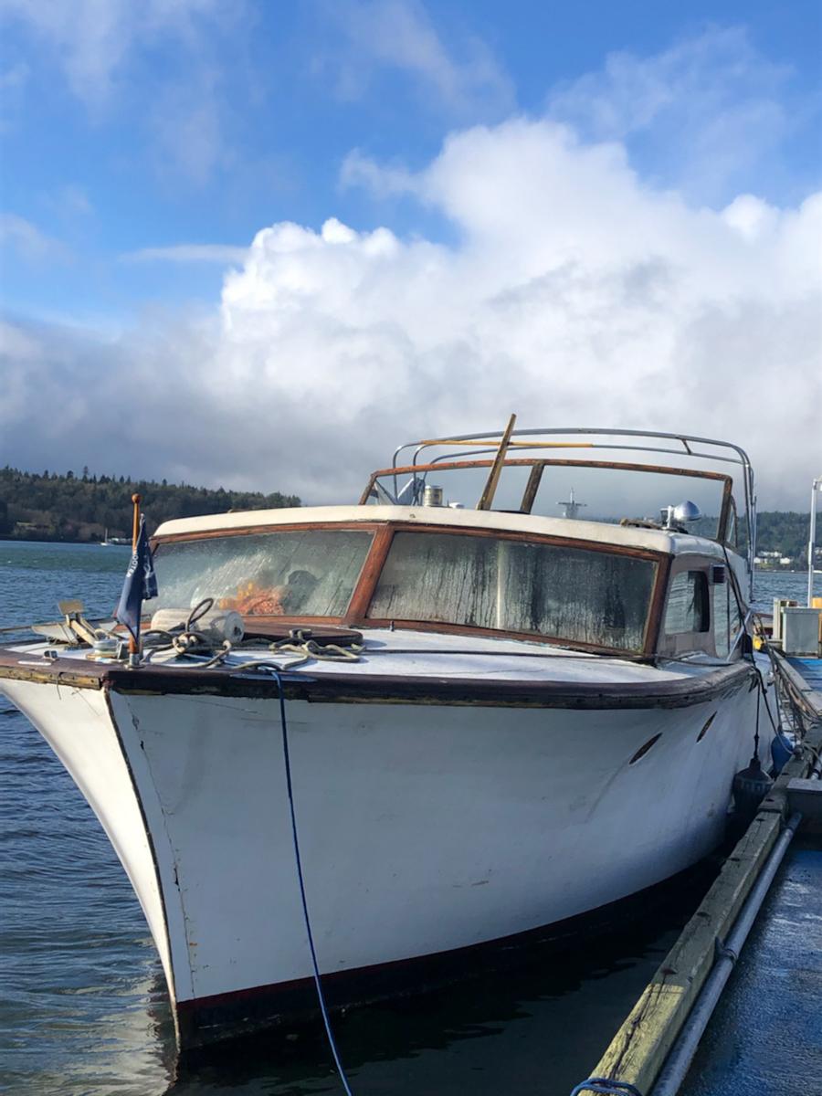 1957 34’ YOUNG CABIN MTR BOAT #1